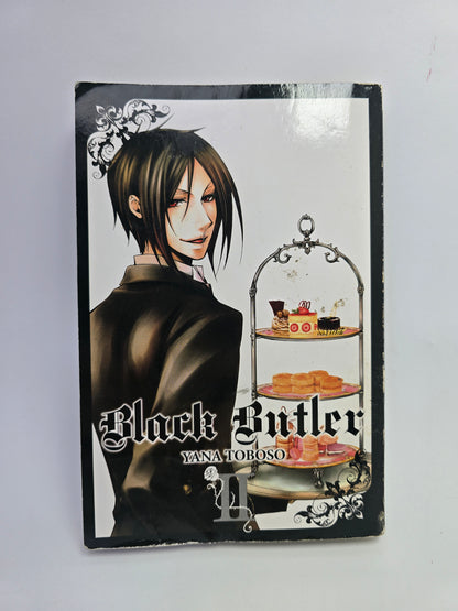 Black Butler Vol 2 manga knyga anglu kalba