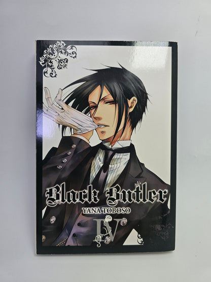 Black Butler Vol 4 manga knyga anglu kalba