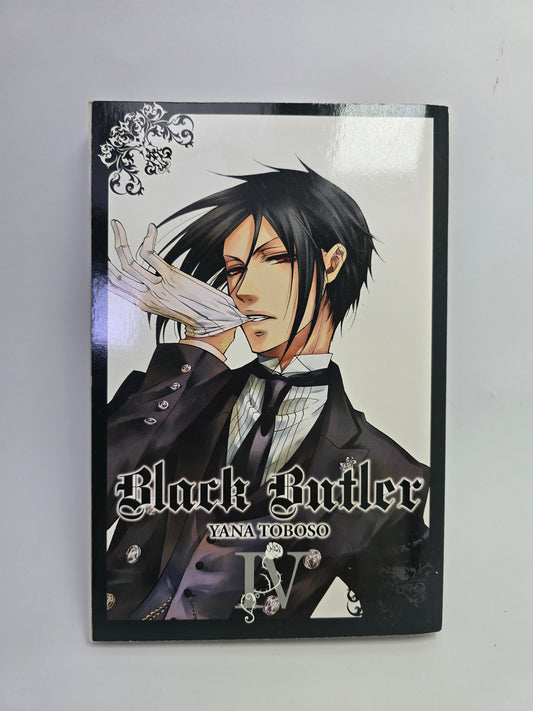 Black Butler Vol 4 manga knyga anglu kalba