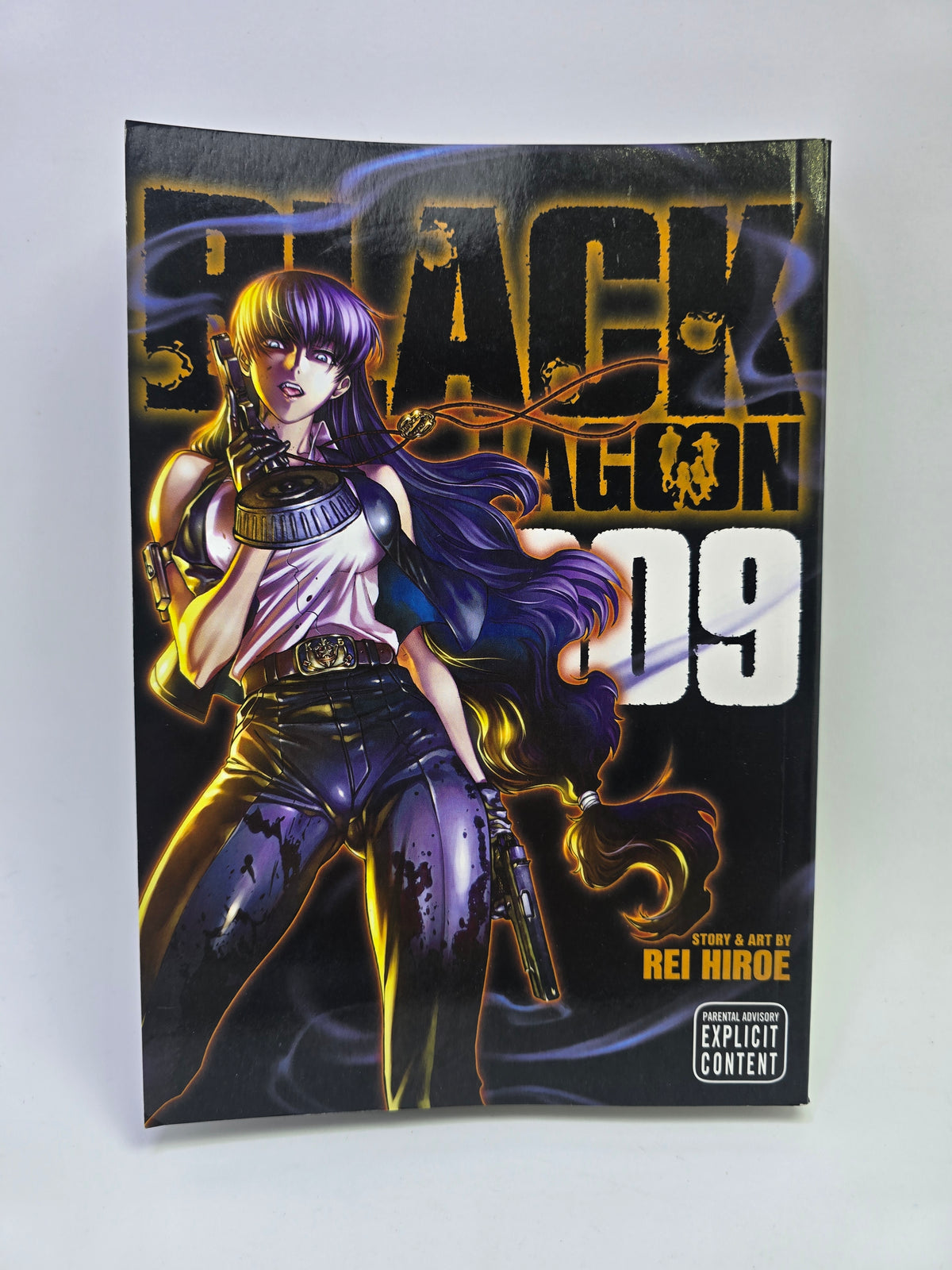 Black Lagoon Vol 9 Rei Hiroe manga knyga anglu kalba