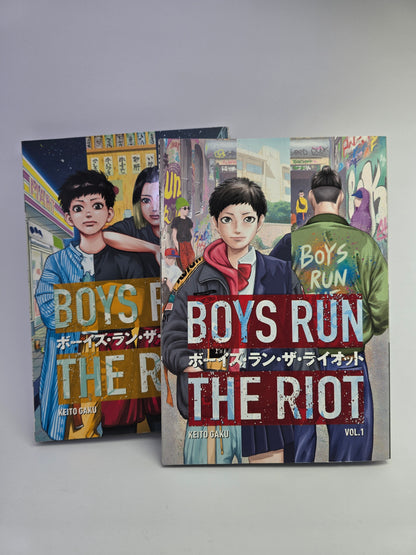 Boys Run The Riot Vol 1 ir 2 manga rinkinys anglų kalba