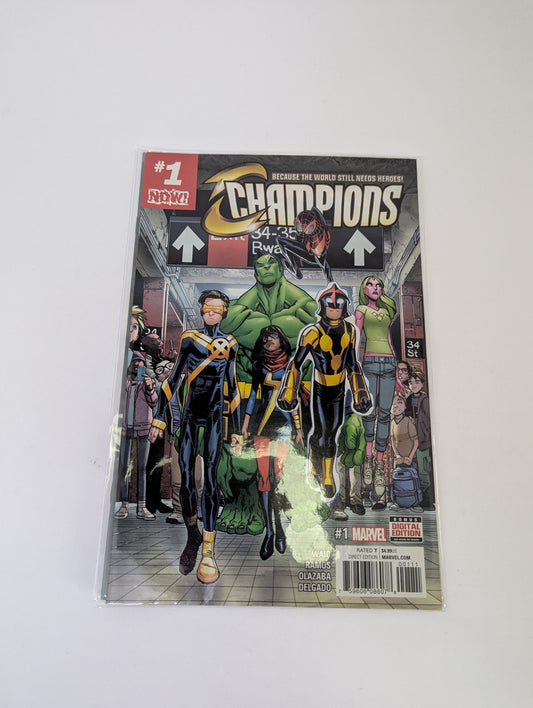 Champions #1-2 komiksai