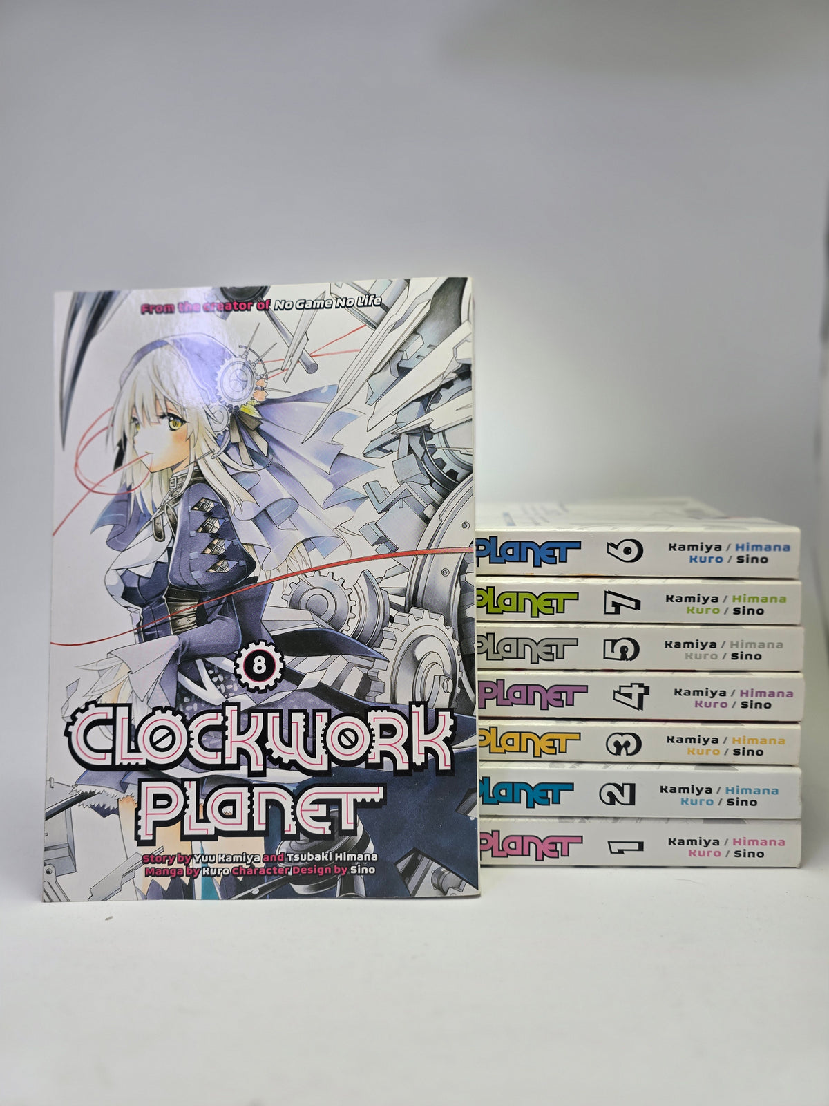 Clockwork Planet 1-8 tomu manga rinkinys anglu kalba