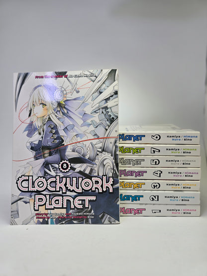 Clockwork Planet 1-8 tomu manga rinkinys anglu kalba