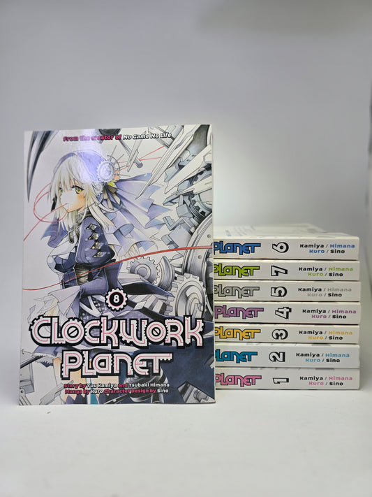 Clockwork Planet 1-8 tomu manga rinkinys anglu kalba