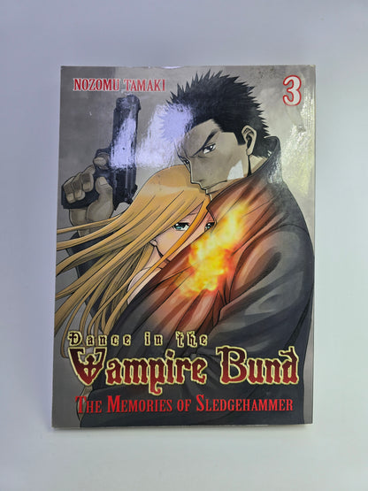 Dance in the Vampire Bund The Memories of Sledgehammer Vol 3 manga viršelis su Nozomu Tamaki iliustracija   