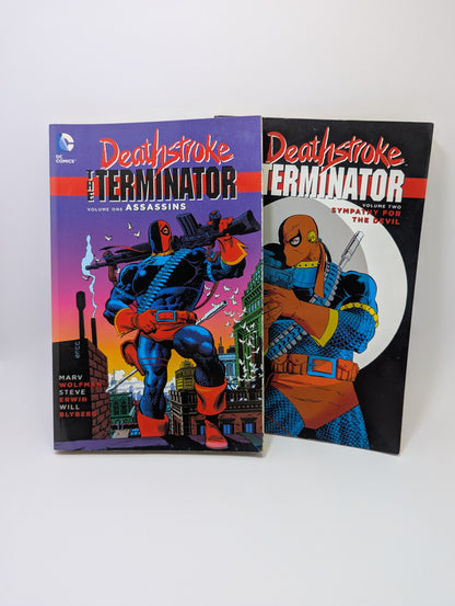  „Deathstroke: The Terminator, Vol. 1-2“ - Grafinė novelė anglų kalba