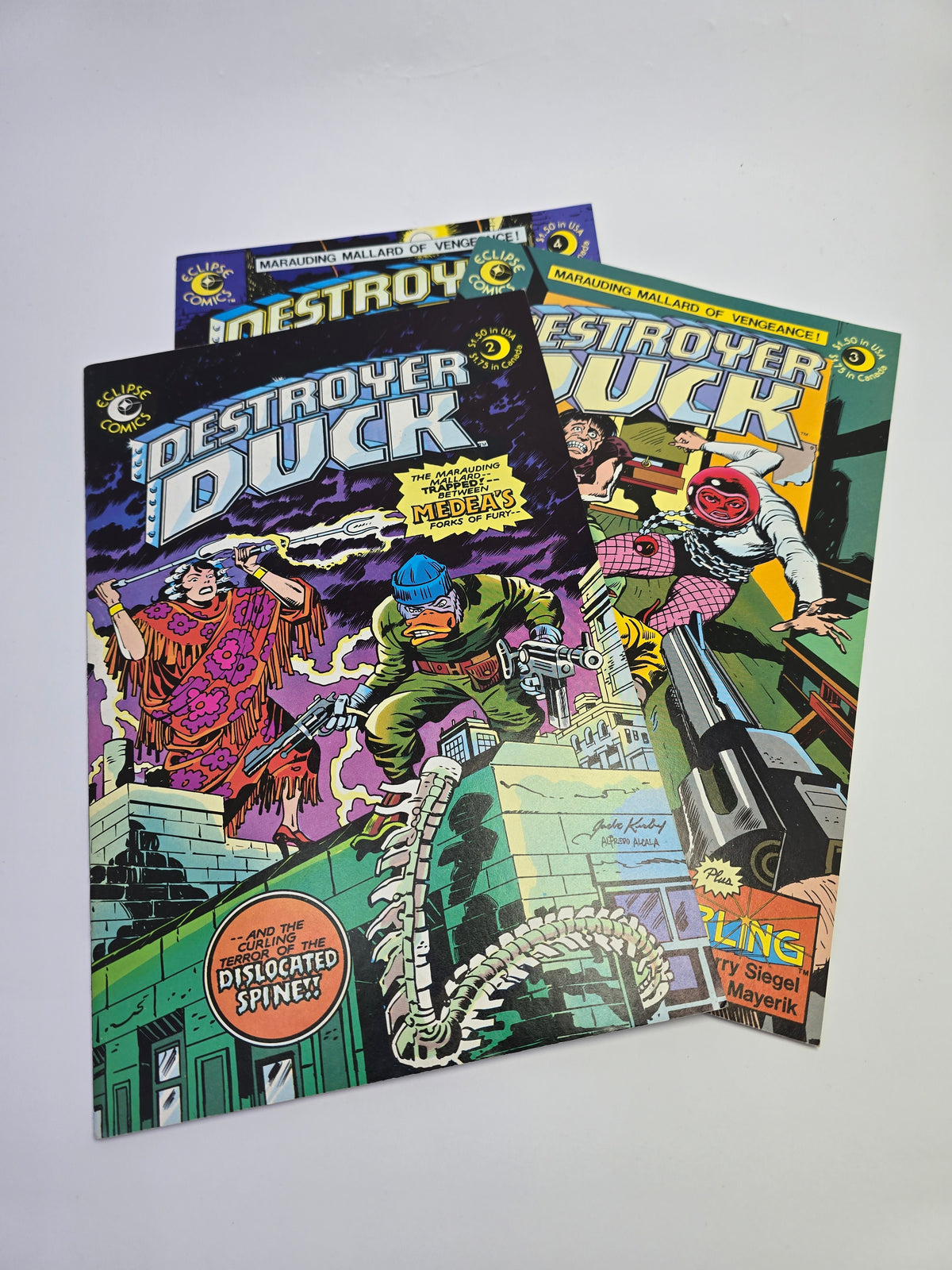 Destroyer Duck 2-4 komiksu rinkinys anglu kalba