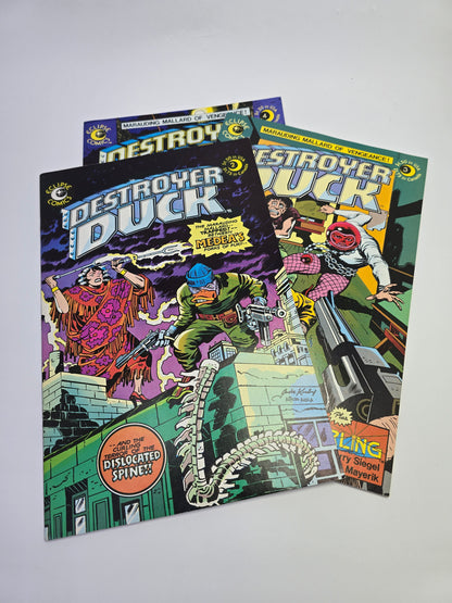 Destroyer Duck 2-4 komiksu rinkinys anglu kalba
