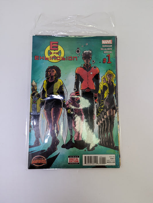 E is For Extinction #1-3 komiksų viršelis