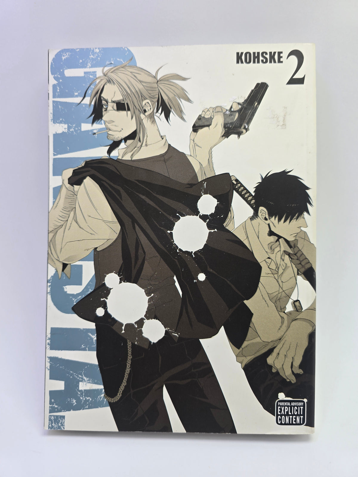 Gangsta Vol 2 Kohske manga knyga anglu kalba