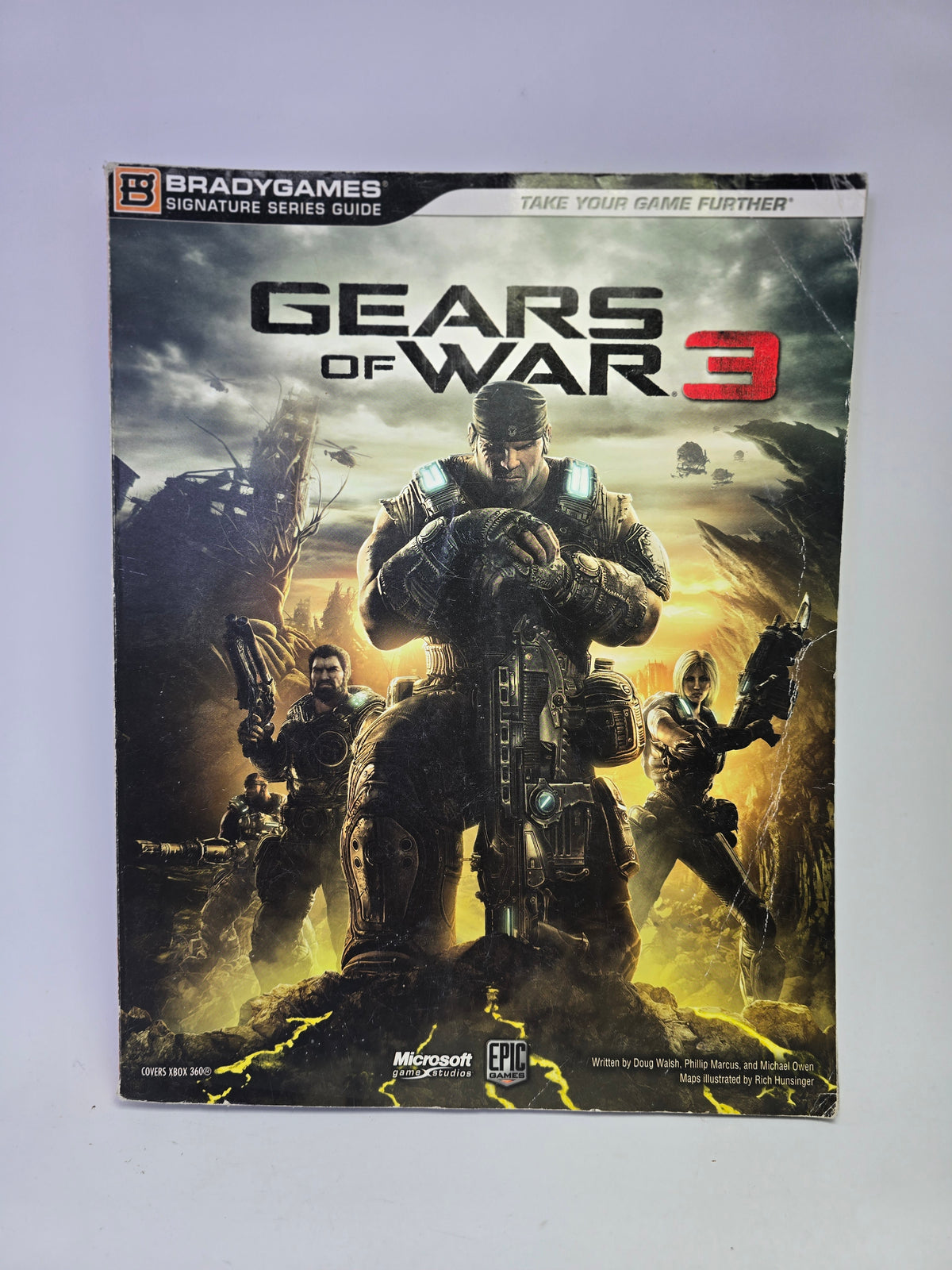 Gears of War 3 Official Guide Brady Games knyga anglų kalba