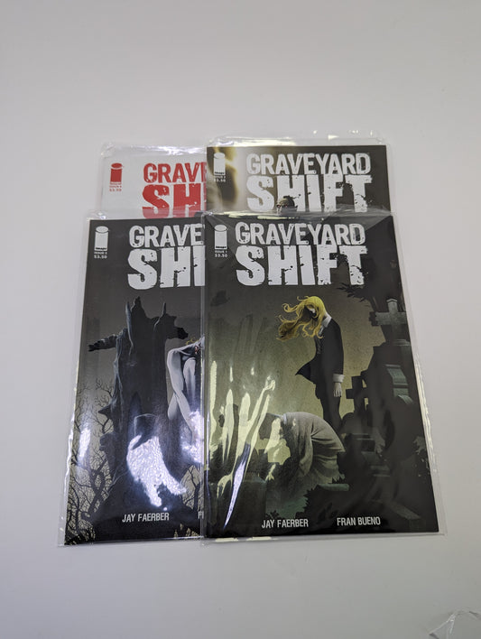 Graveyard Shift #1-4 komiksų viršelis