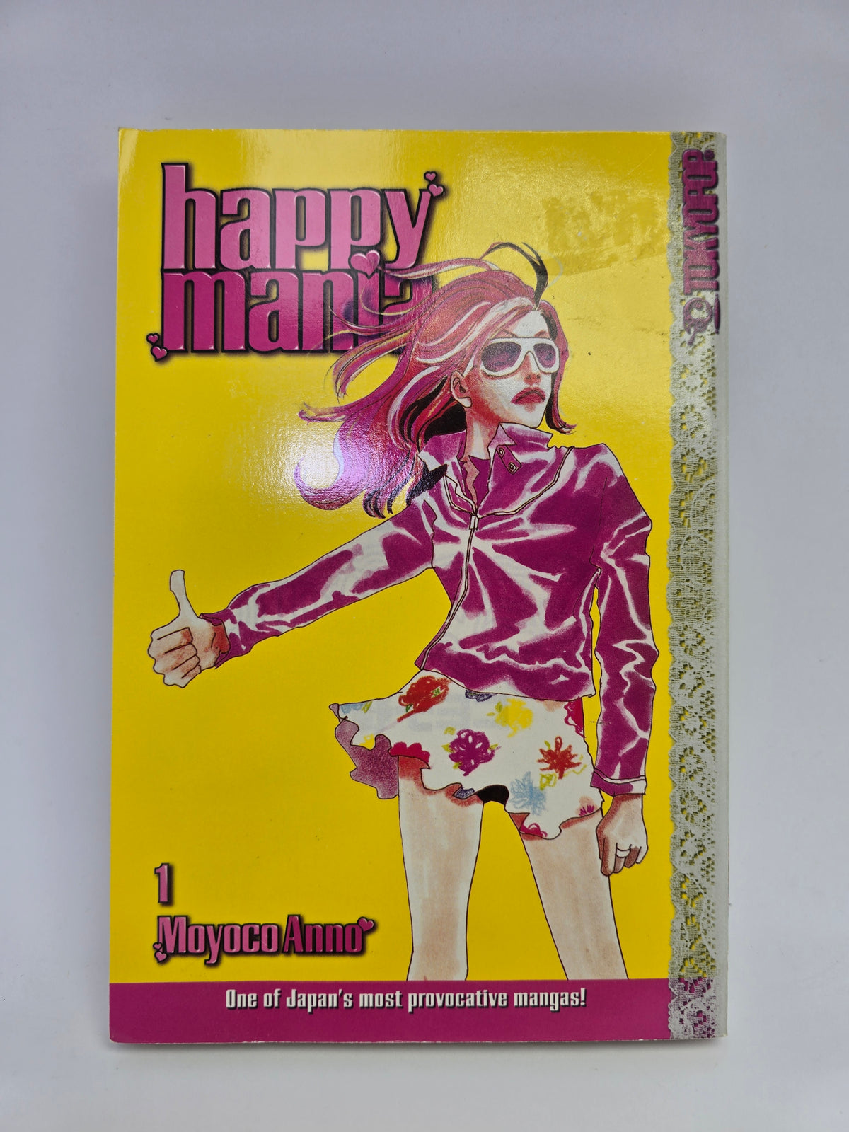 Happy Mania Vol 1 Moyoco Anno Tokyopop manga anglu kalba