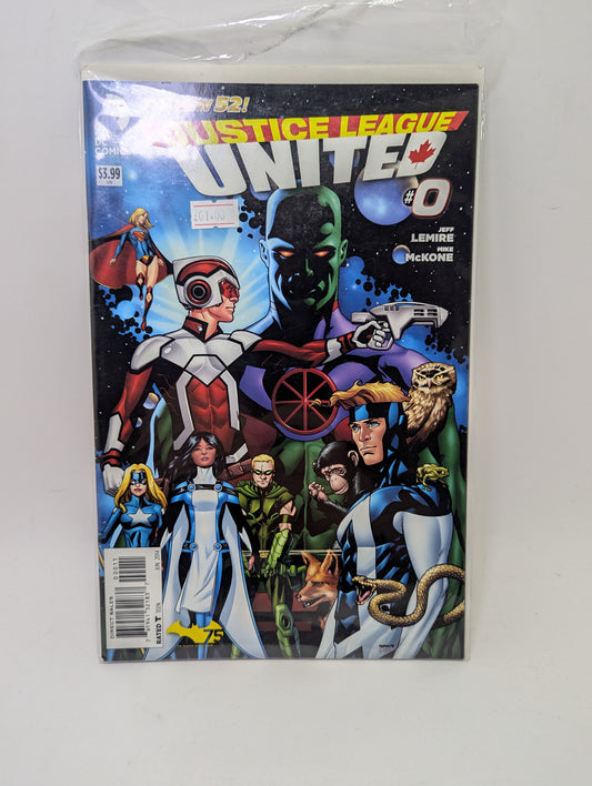  Justice League United #0 DC Comics komiksas anglų kalba
