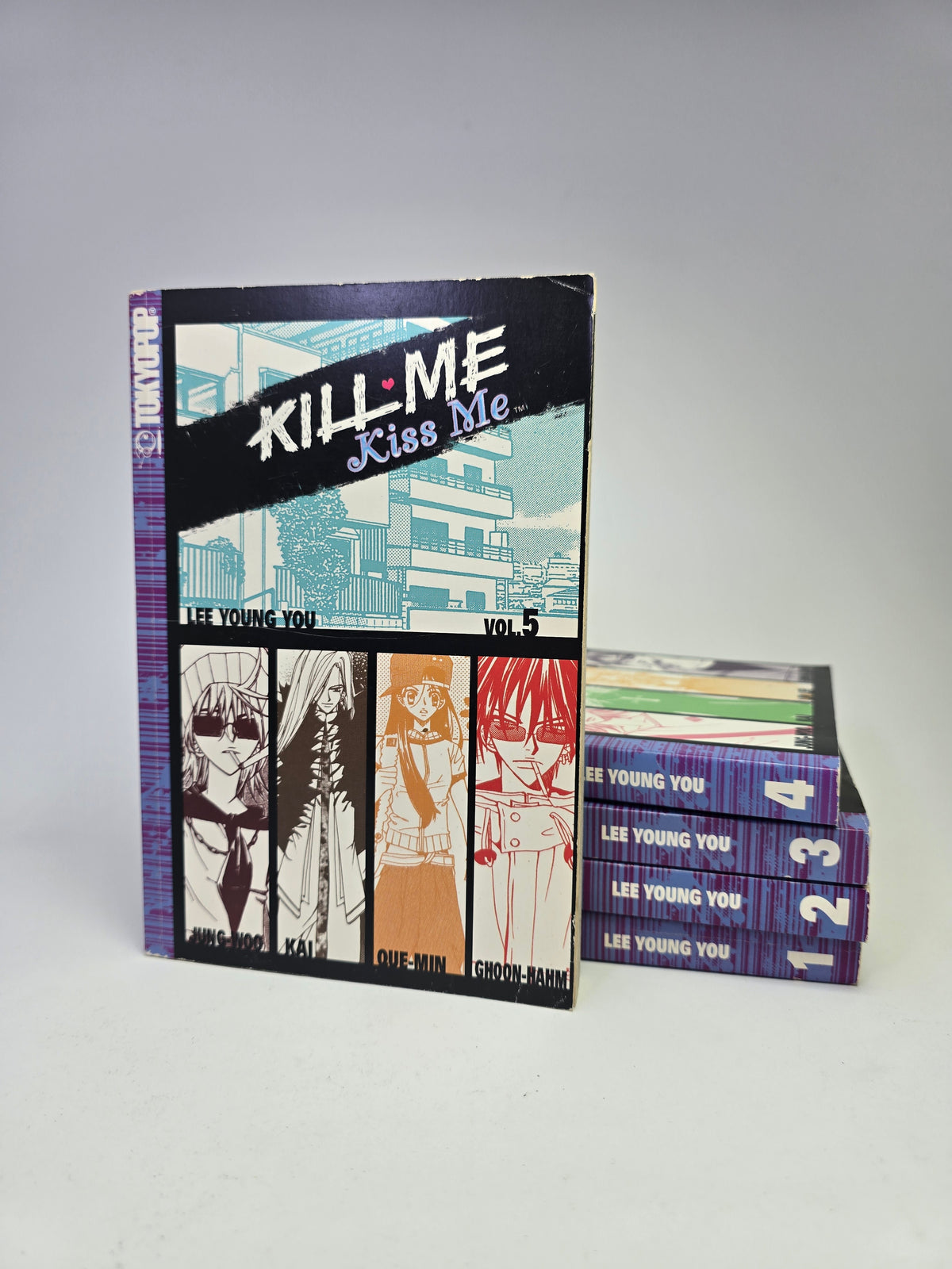 Kill Me Kiss Me Vol 1-5 manga rinkinys anglų kalba