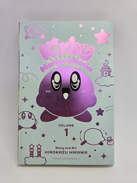 Kirby Manga Mania Vol 1 Hirokazu Hikawa Nintendo manga anglu kalba