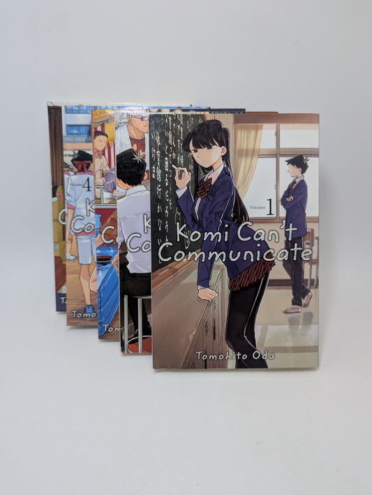  „Komi Can't Communicate, Vol. 1–5“ – šilta ir komiška manga apie komunikacijos sunkumus, anglų kalba