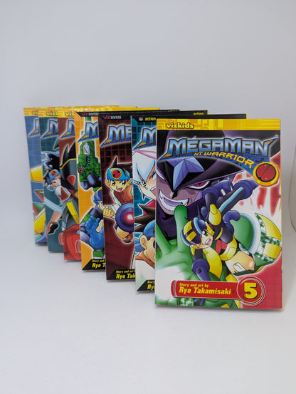  „MegaMan NT Warrior, Vol. 5, 7–12“ – veiksmo manga pagal populiarų vaizdo žaidimą, anglų kalba