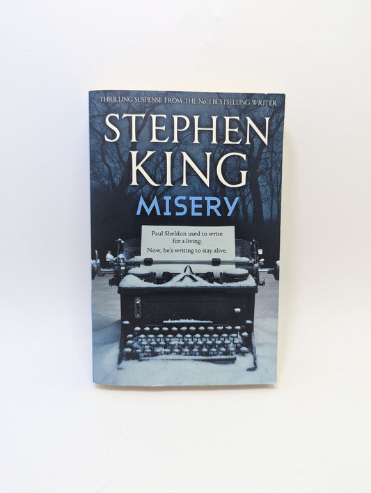 Stephen King knygos "Misery" viršelis anglų kalba