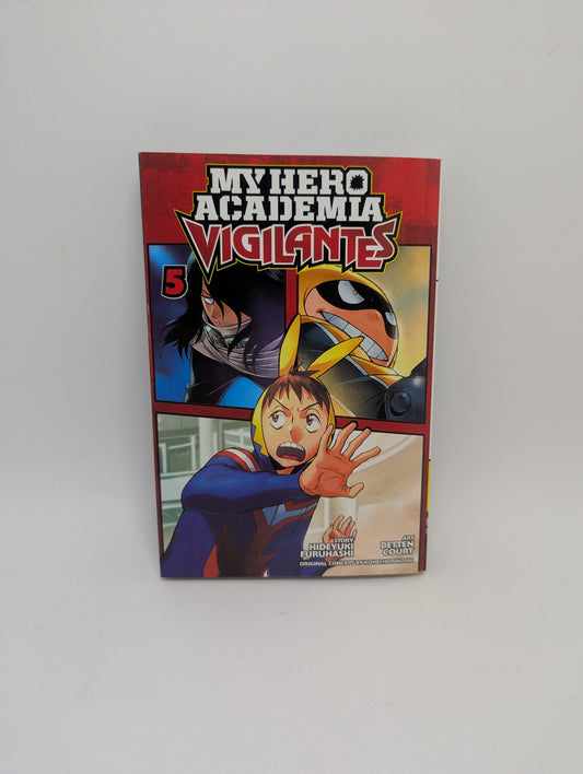  „My Hero Academia: Vigilantes, Vol. 5“ – manga anglų kalba apie neteisėtus didvyrius