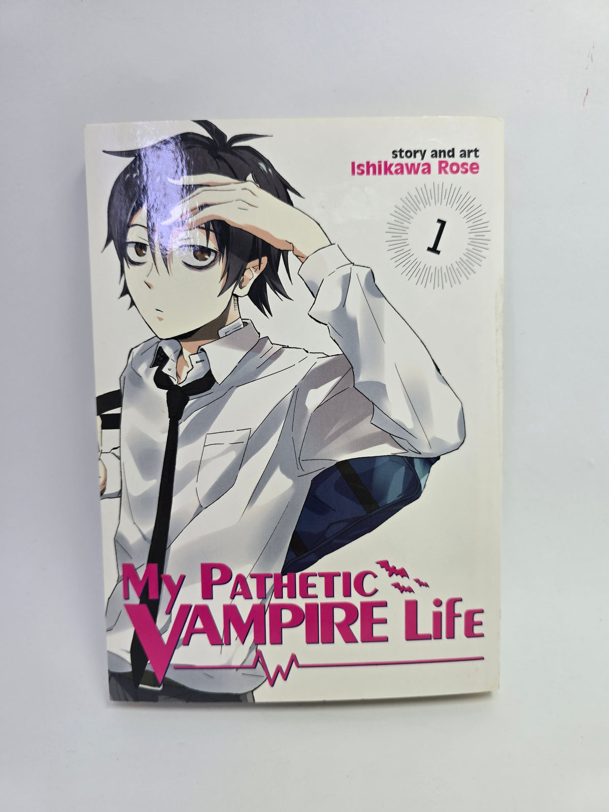 My Pathetic Vampire Life Vol 1 manga knyga anglu kalba   