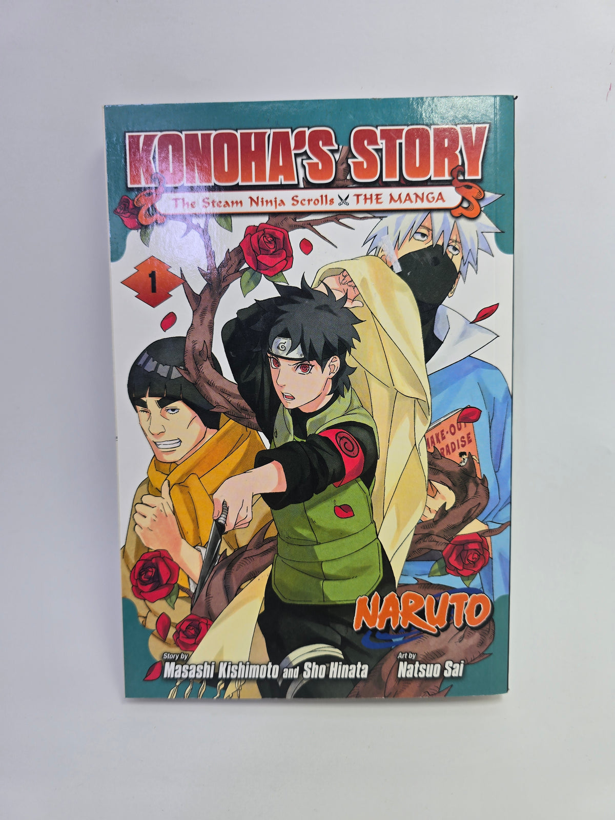 Naruto Konohas Story The Steam Ninja Scrolls Vol 1 manga knyga anglu kalba   