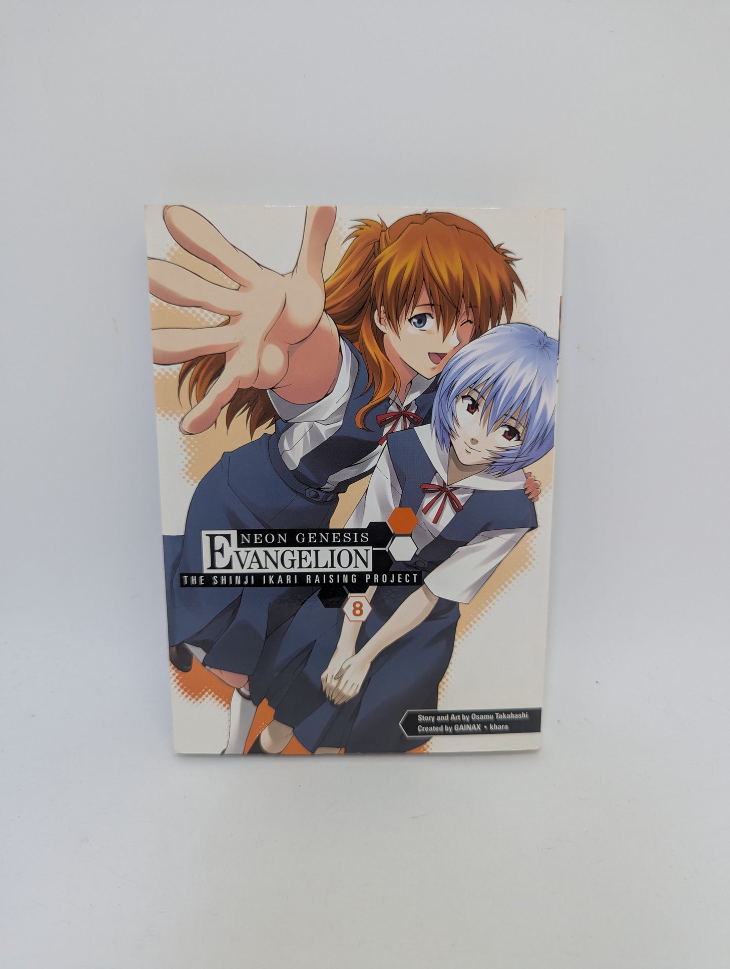  „Neon Genesis Evangelion: The Shinji Ikari Raising Project, Vol. 8“ – romantinė slice of life Evangelion manga, anglų kalba