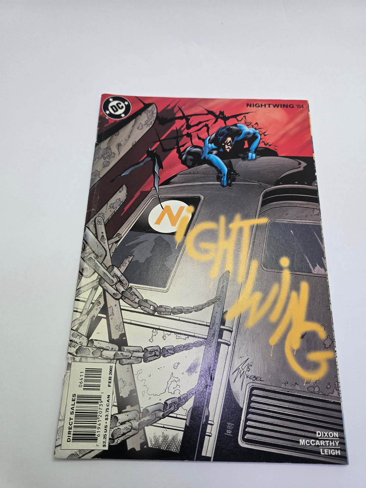 Nightwing 64 DC Comics Chuck Dixon Trevor McCarthy komiksas anglu kalba