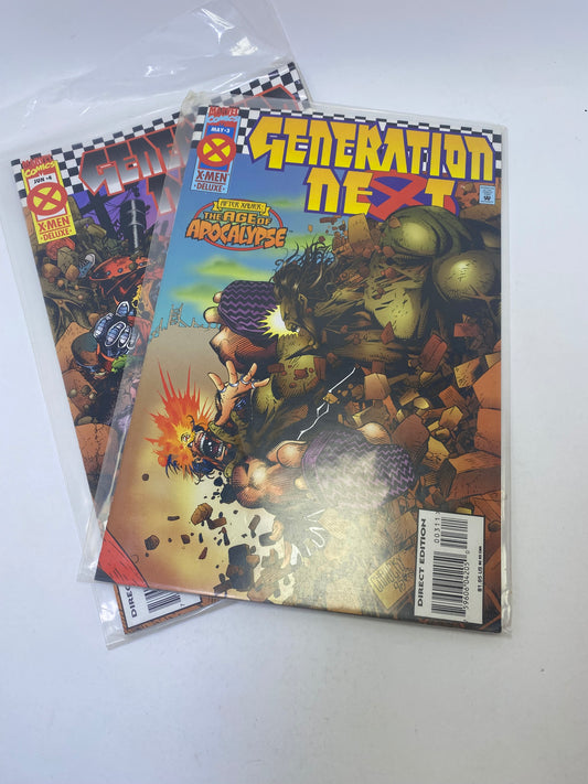 Generation Next #1-4 – Marvel komiksų rinkinys iš Age of Apocalypse serijos
