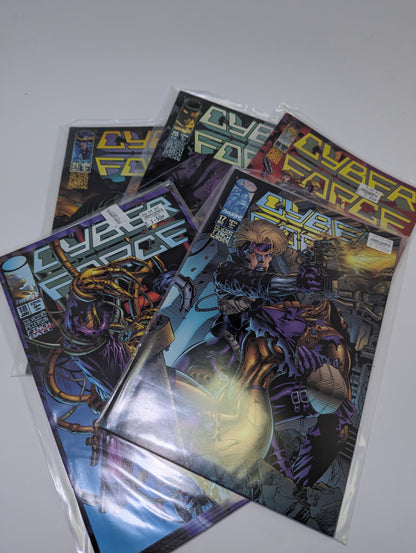 Cyber Force #0-11, 17-21 (1993) – Comics