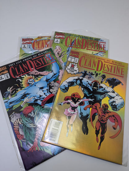 ClanDestine #1-10 (1994) – Komiksai
