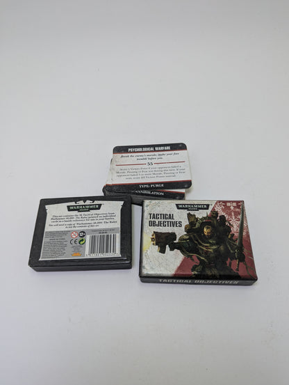 Warhammer 40k: Tactical Objectives cards
