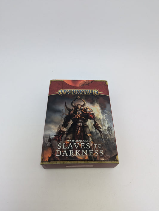 Warhammer: Age of Sigmar - Warscroll cards Slaves to Darkness