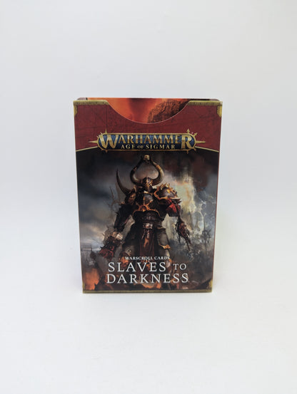 Warhammer: Age of Sigmar - Warscroll cards Slaves to Darkness