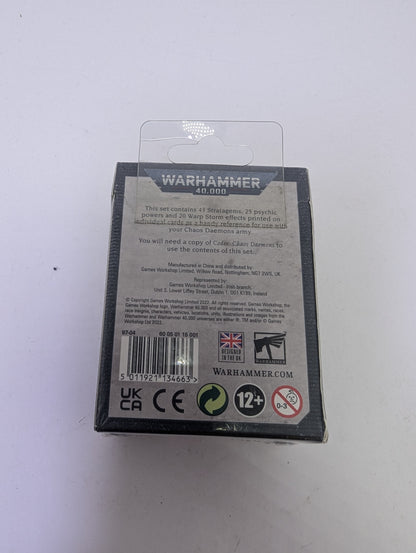 Warhammer 40k: Datacards - Chaos Daemons