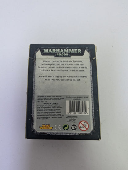 Warhammer 40k: Datacards - Drukhari