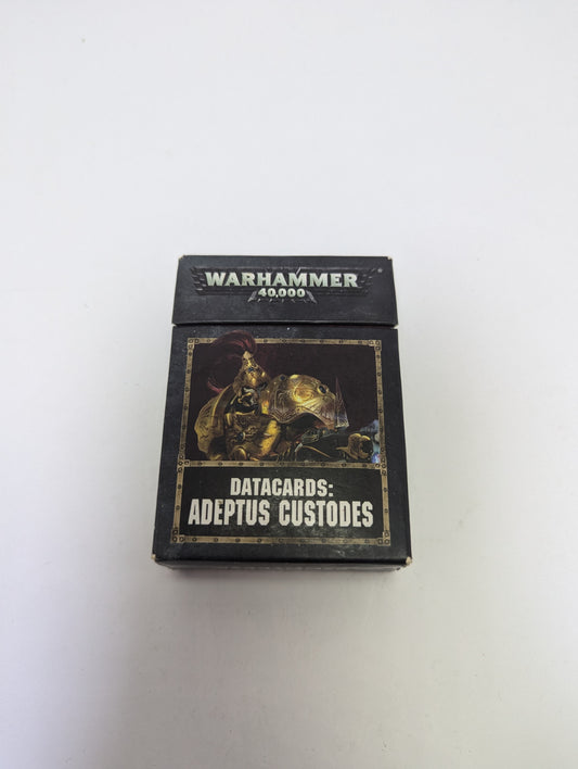 Warhammer 40k: Datacards - Adeptus Custodes