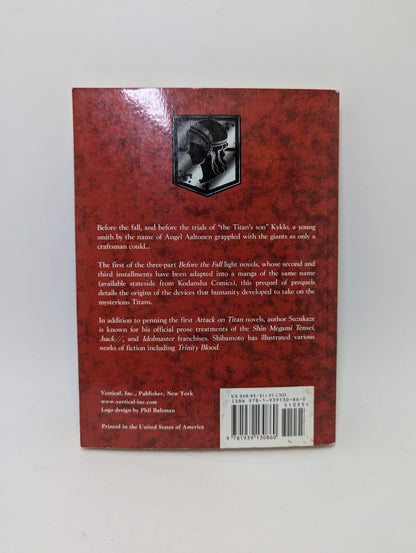 Attack on Titan: Before the Fall - Knyga (anglų kalba)