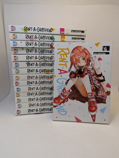 Rent-A-Girlfriend Vol. 1-15 – Manga rinkinys (anglų kalba)