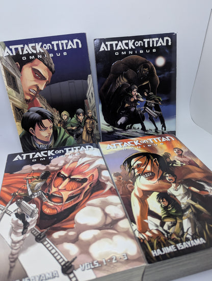 Attack On Titan, Vol. 1–12 – Manga (English)