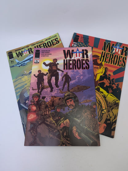 War Heroes #1–3 (2009) – Comic book collection (English)
