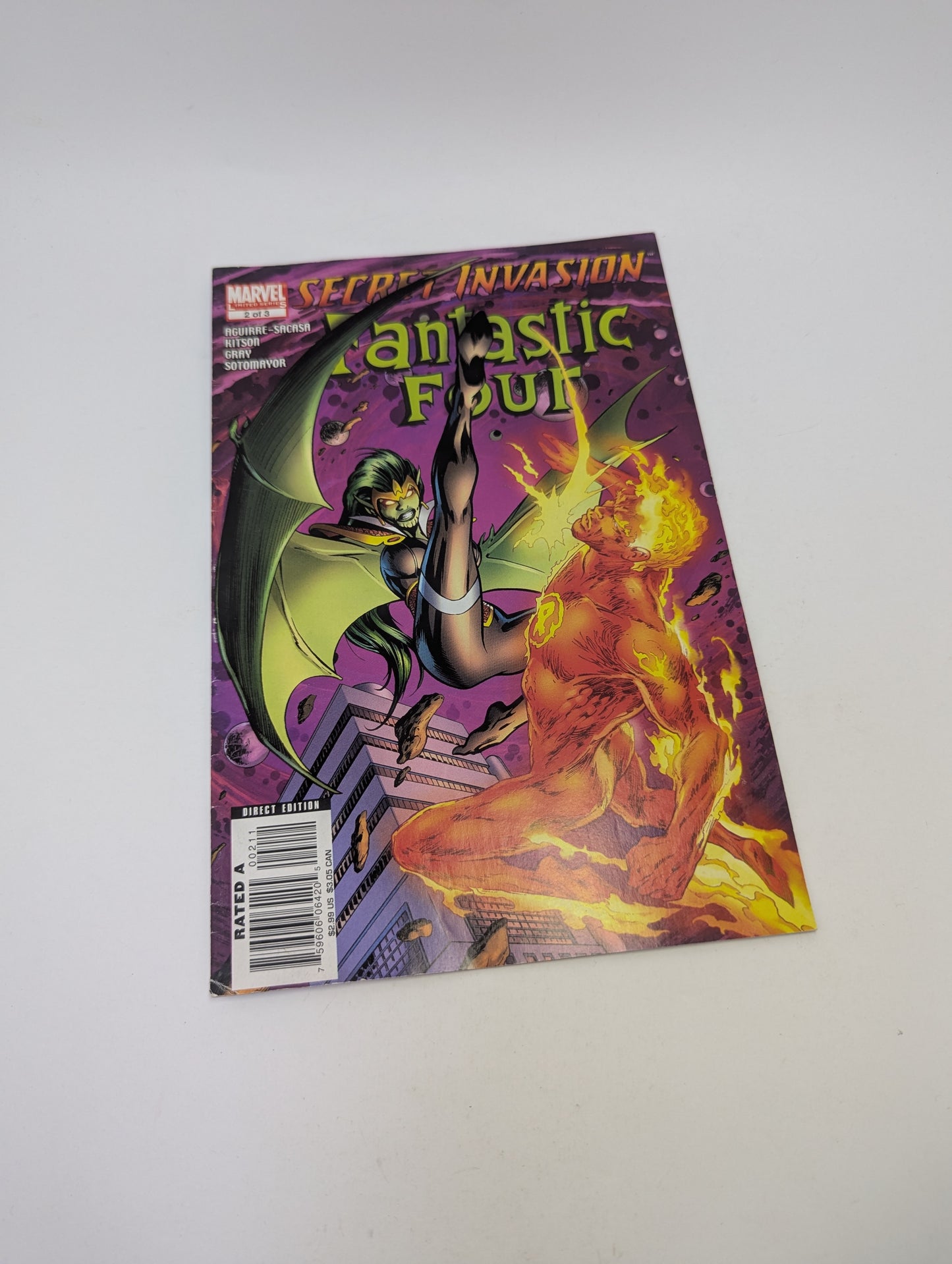 Secret Invasion: Fantastic Four #1-2 (2008) – Komiksų rinkinys (anglų kalba)