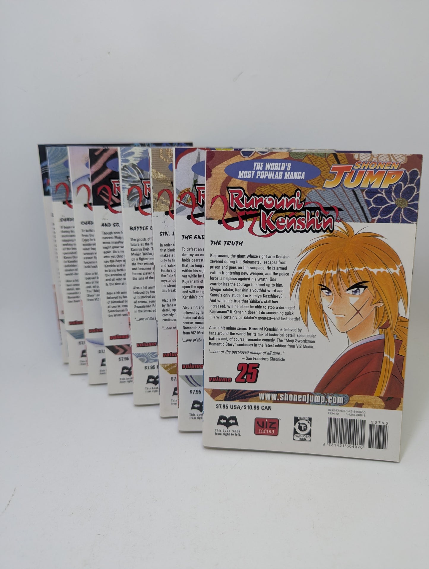 Rurouni Kenshin, Vol. 18-25 - Manga