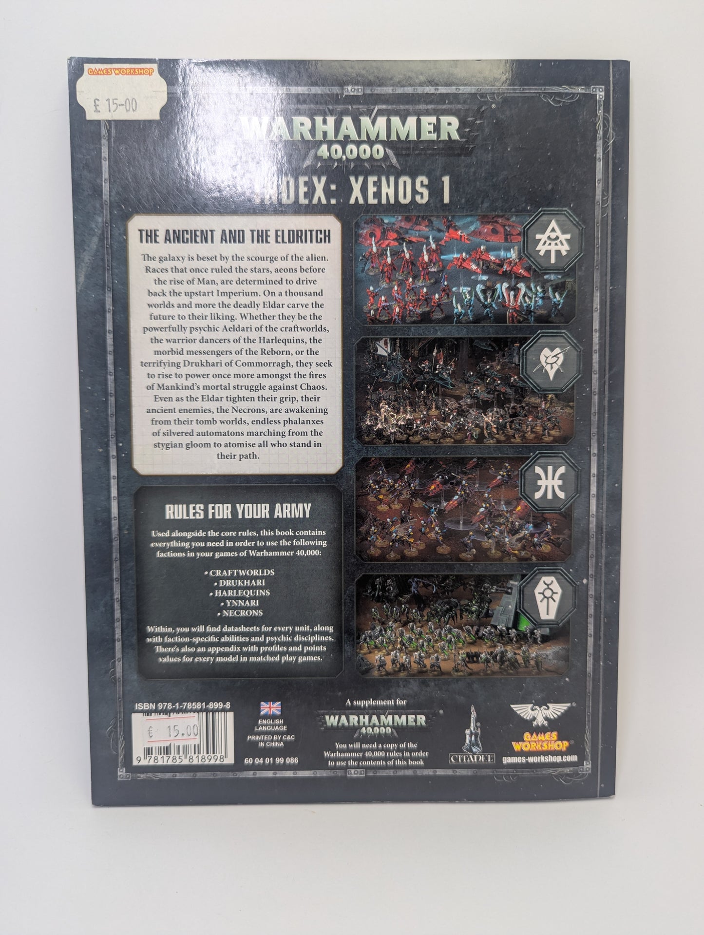 Warhammer 40k: Index: Xenos 1 - Knyga