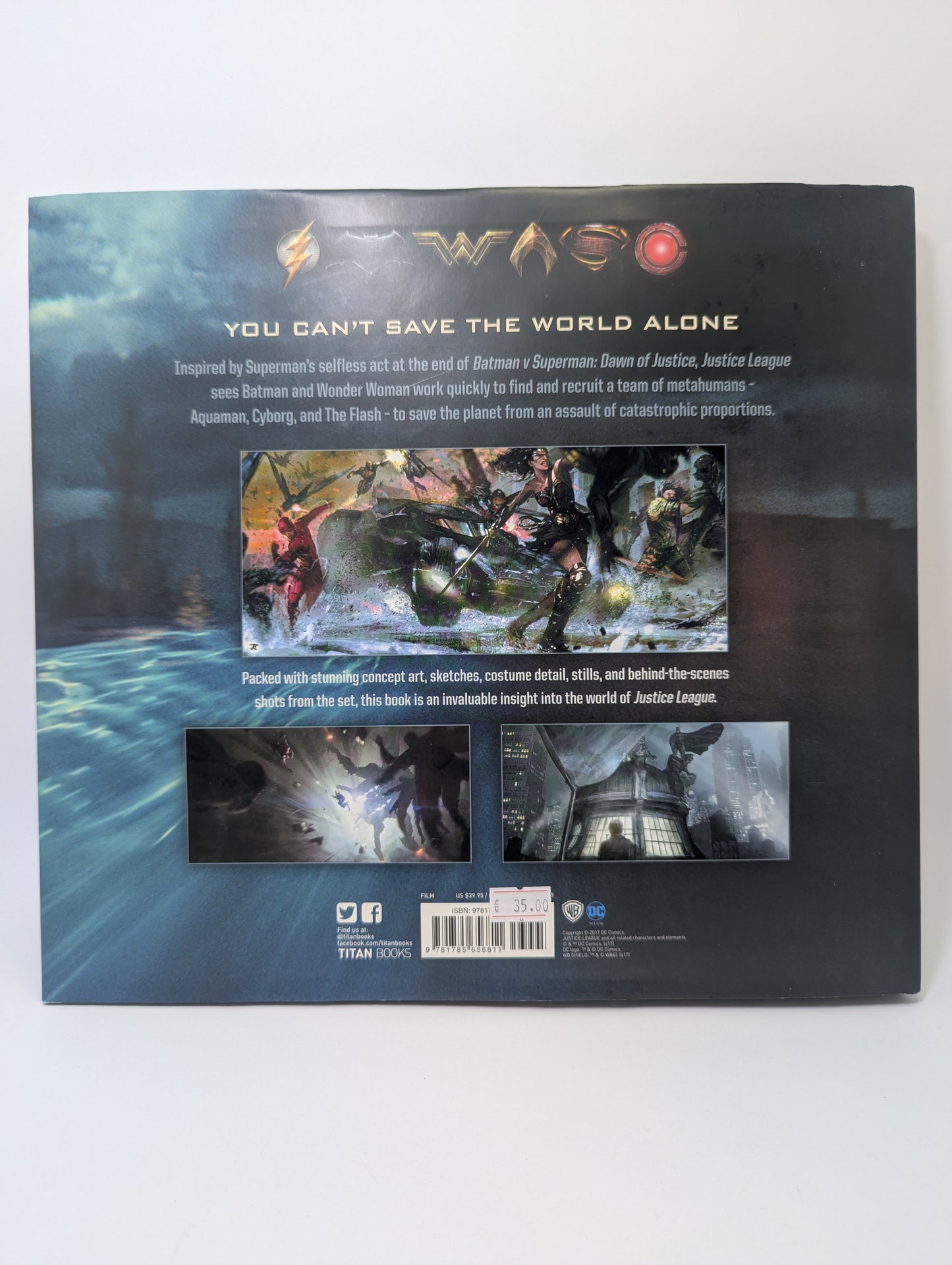 Justice League: The Art of the Film - Meno Knyga (Hardback)