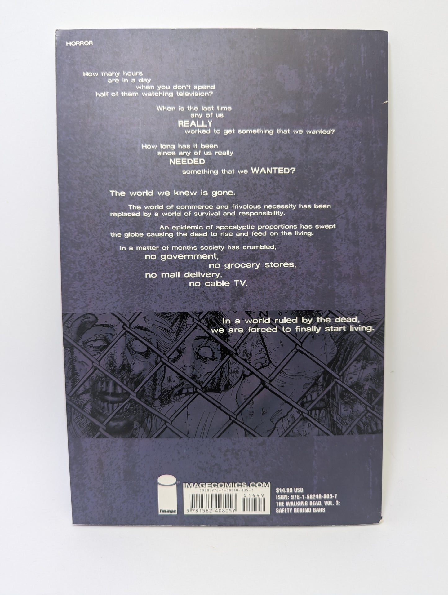 The Walking Dead, Vol. 3: Safety Behind Bars - Grafinė Novelė