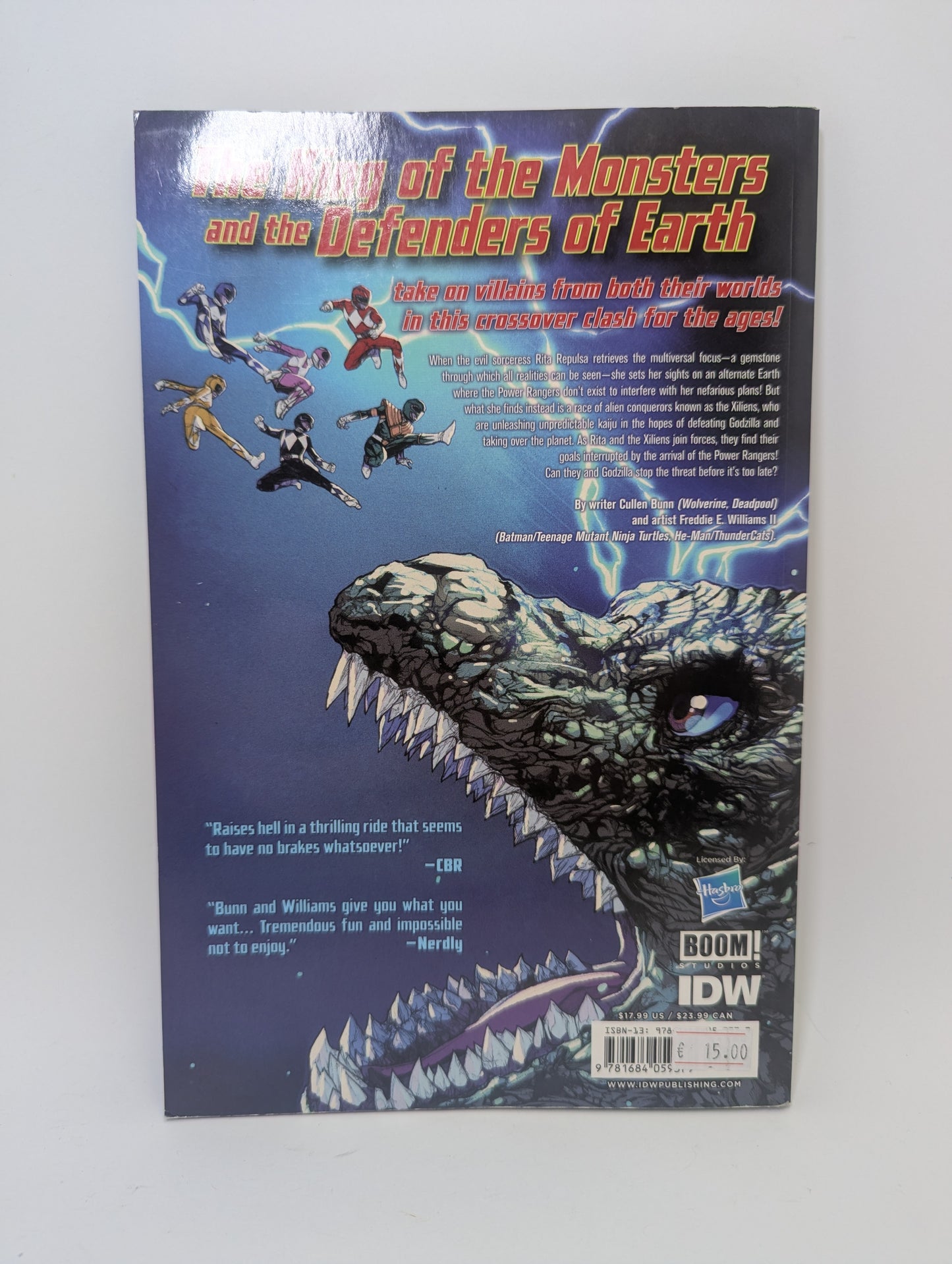 Godzilla vs. Mighty Morphin Power Rangers - Grafinė Novelė