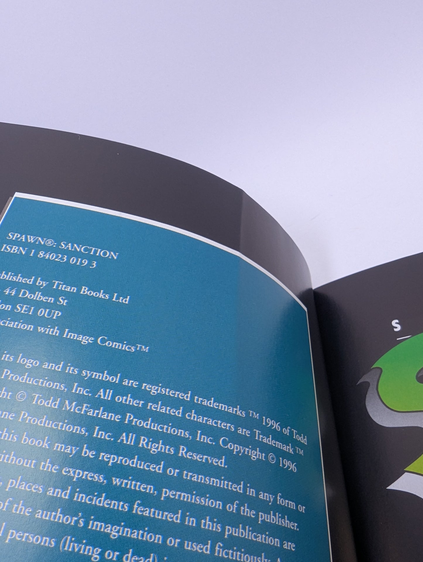 Spawn: Sanction - Grafinė Novelė