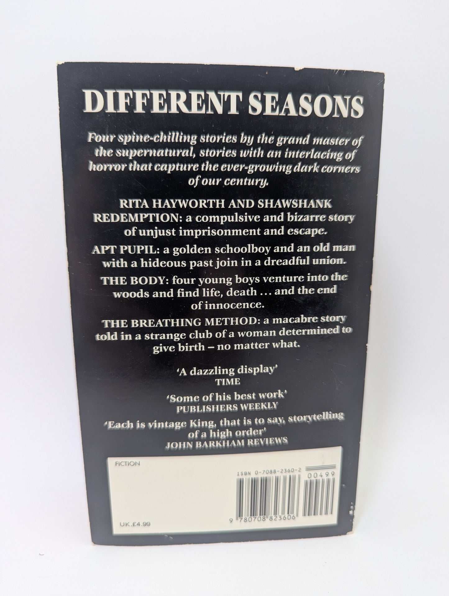 Stephen King: Different Seasons – Knyga